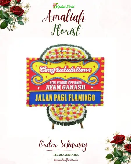 Sewa Papan Bunga Derik